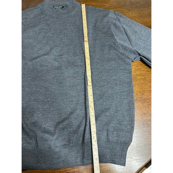 Murano Extra Fine Wool Sweater Bundle Men XL Academia Twee Preppy Classy Flaws - Picture 15 of 16